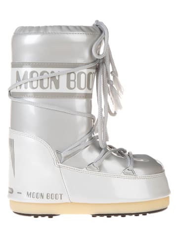 Moon Boot Winterstiefel "Icon Vinile Met" in Silber