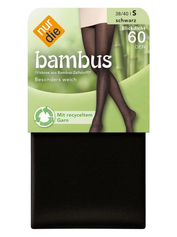 Nur Die Panty "Bambus" zwart - 60 denier