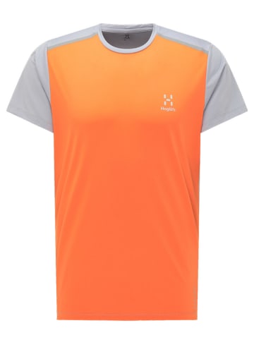 Haglöfs Funktionsshirt "L.I.M Tech" in Grau/ Orange