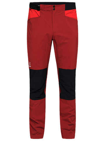 Haglöfs Spodnie funkcyjne "ROC Spitz" w kolorze czerwonym