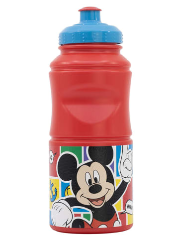 MICKEY Drinkfles "Mickey Mouse" rood - 380 ml