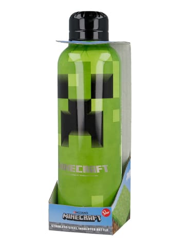 Minecraft Edelstahl-Trinkflasche "Minecraft" in Grau - 515 ml