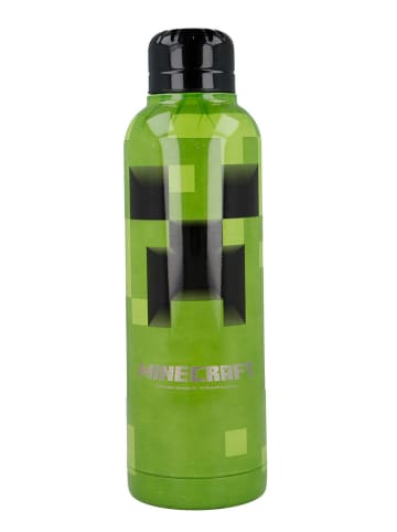 Minecraft Edelstahl-Trinkflasche "Minecraft" in Grau - 515 ml
