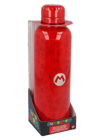 Super Mario Roestvrijstalen drinkfles "Super Mario" rood - 515 ml