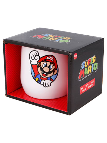 Super Mario Kubek "Super Mario" w kolorze białym