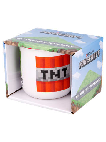 Minecraft Tasse "Minecraft" in Weiß - 400 ml