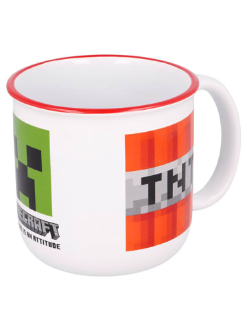 Minecraft Tasse "Minecraft" in Weiß - 400 ml