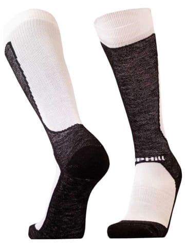 UphillSport Ski-/ Snowboardsocken in Schwarz/ Weiß