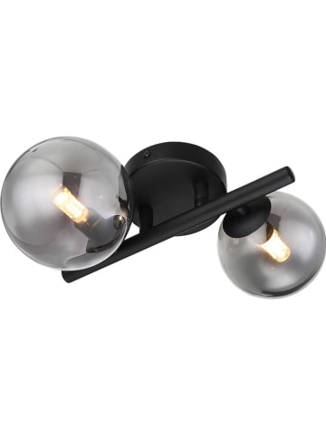 Globo lighting LED-Wandleuchte "Riha" in Schwarz - (L)24 x (B)25 x (H)12,5 cm