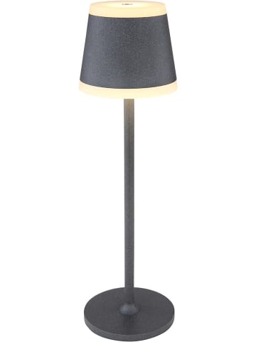 Globo lighting LED-Tischleuchte "Ridley" in Anthrazit - (H)38,5 x Ø 11 cm