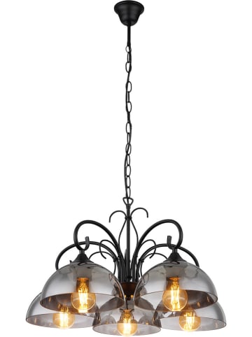 Globo lighting Hängeleuchte "Cottage" in Schwarz- (H)120 x Ø 56 cm