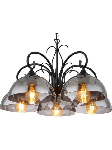 Globo lighting Hängeleuchte "Cottage" in Schwarz- (H)120 x Ø 56 cm