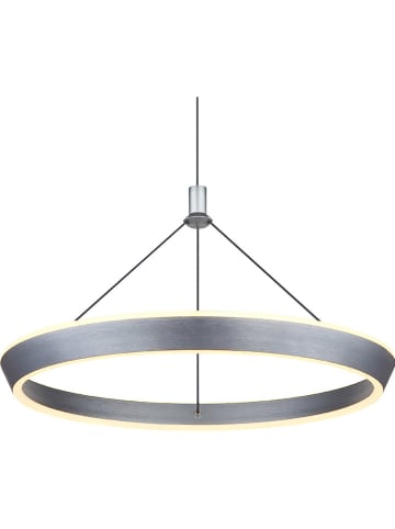 Globo lighting LED-Hängeleuchte "Ferra" in Silber - (H)200 x Ø 50 cm 