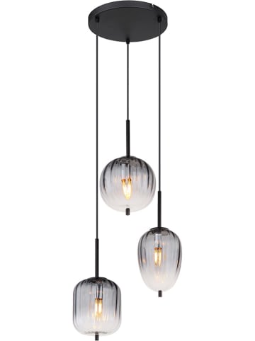 Globo lighting Hängeleuchte "Attila" in Schwarz - (H)120 x Ø 46 cm