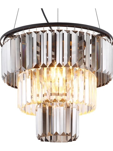 Globo lighting Hängeleuchte "Naxis" in Schwarz - (H)120 x Ø 40 cm