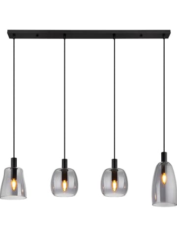 Globo lighting Hängeleuchte "Garri" in Schwarz - (L)107 x (B)16 x (H)120 cm 