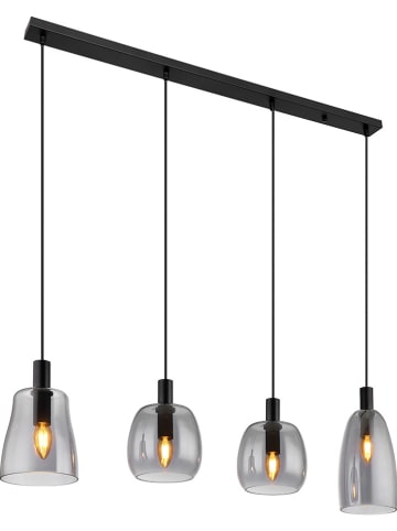 Globo lighting Hängeleuchte "Garri" in Schwarz - (L)107 x (B)16 x (H)120 cm 