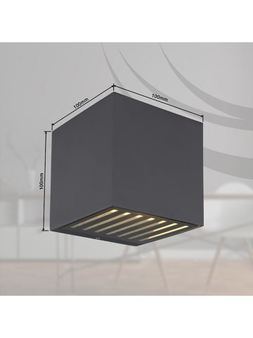 Globo lighting LED-Außenleuchte "Illi" in Anthrazit - (B)10 x (H)10 cm