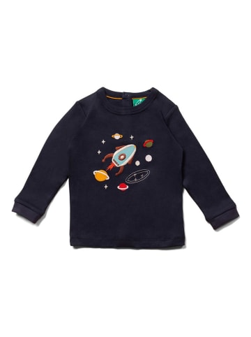 Little Green Radicals Longsleeve "Outer Space" donkerblauw
