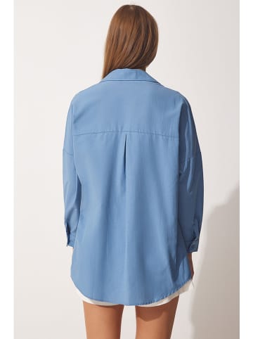 Happiness Istanbul Bluse in Blau
