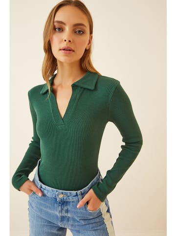 Happiness Istanbul Longsleeve in Grün