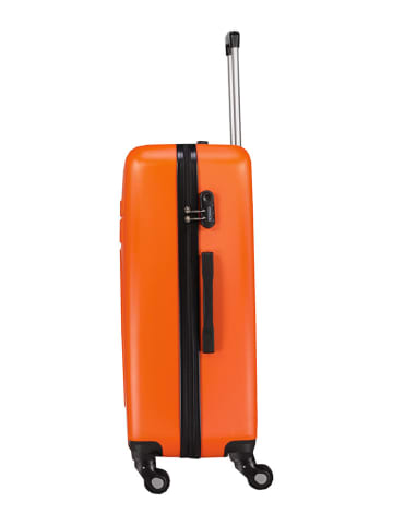Geographical Norway Hardcase-Trolley "Stanislaseo" in Orange - (B)34 x (H)53 x (T)21 cm