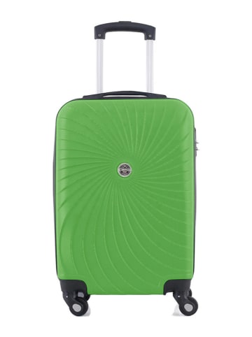 Geographical Norway Hardcase-Trolley "Sunlighteo" in Grün - (B)34 x (H)53 x (T)21 cm