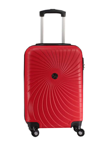 Geographical Norway Hardcase-Trolley "Sunlighteo" in Rot - (B)34 x (H)53 x (T)21 cm