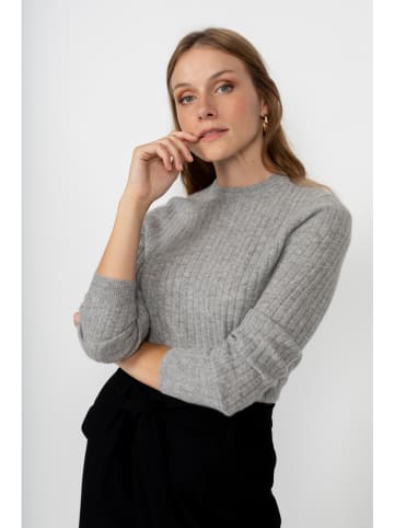 Perfect Cashmere Kaschmir-Pullover "Kylie" in Grau