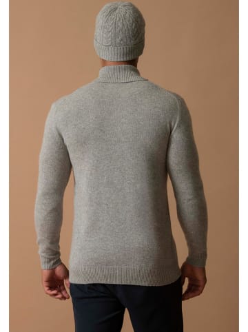 Perfect Cashmere Kasjmieren coltrui "Marius" lichtgrijs