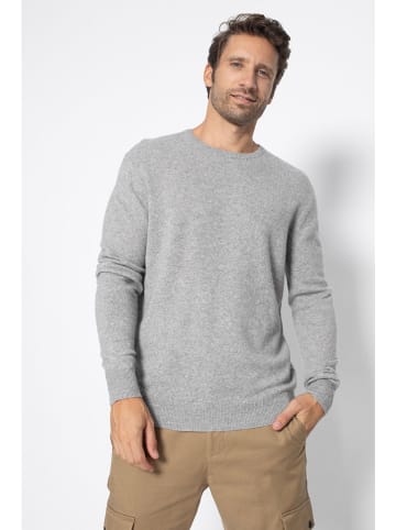 Perfect Cashmere Kasjmieren trui "Blake" grijs