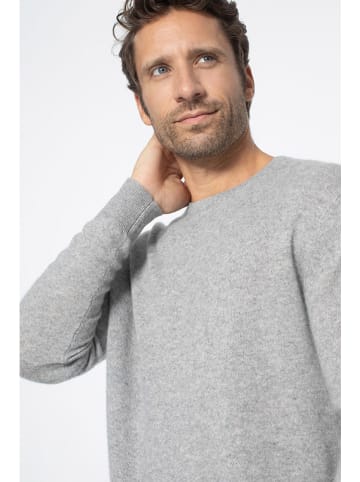 Perfect Cashmere Kasjmieren trui "Blake" lichtgrijs