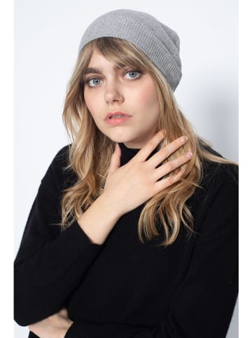 Perfect Cashmere Mütze "Faith" in Hellgrau