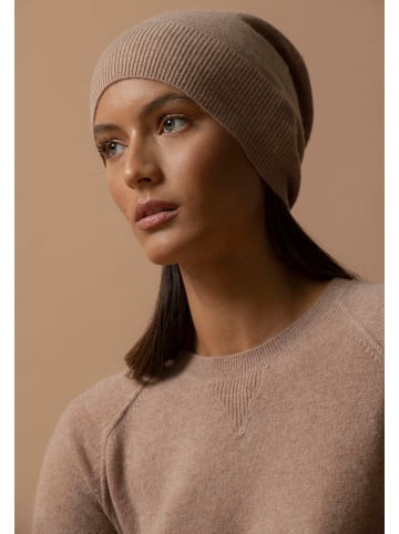 Perfect Cashmere Kaschmir-Mütze "Faith" in Taupe