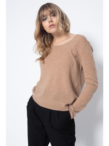 Perfect Cashmere Kaszmirowy sweter "Lindsay" w kolorze beżowym