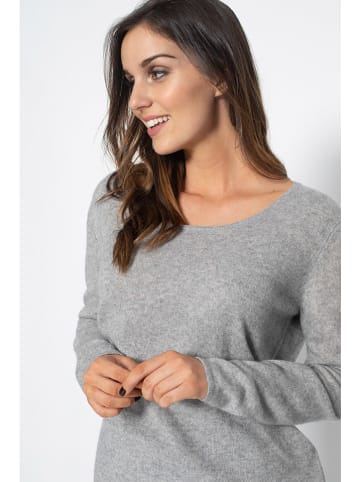 Perfect Cashmere Kaszmirowy sweter "Lindsay" w kolorze szarym