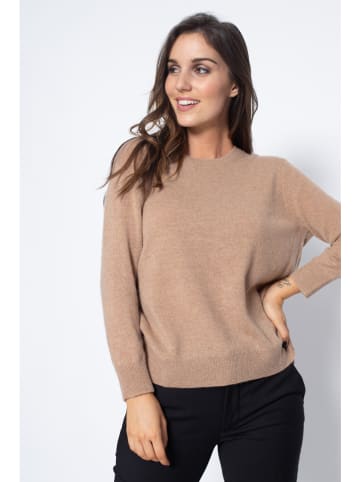 Perfect Cashmere Kaschmir-Pullover "Vanessa" in Beige