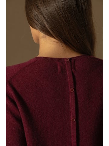 Perfect Cashmere Kasjmieren trui "Vanessa" donkerrood