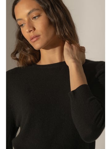 Perfect Cashmere Kaszmirowy sweter "Vanessa" w kolorze czarnym