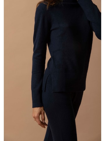 Perfect Cashmere Kaschmir-Rollkragenpullover "Tracy" in Dunkelblau