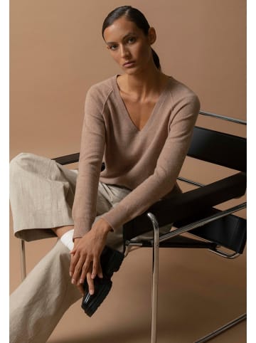 Perfect Cashmere Kasjmieren trui "Penelope" beige