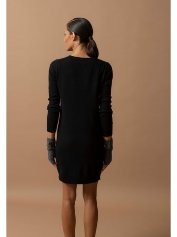 Perfect Cashmere Kaszmirowa sukienka "Joy" w kolorze czarnym