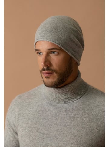 Perfect Cashmere Kaschmir-Mütze "June" in Hellgrau