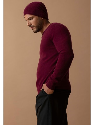 Perfect Cashmere Kaschmir-Mütze "June" in Aubergine