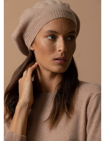 Perfect Cashmere Kaszmirowa czapka "Cloe" w kolorze jasnobrązowym