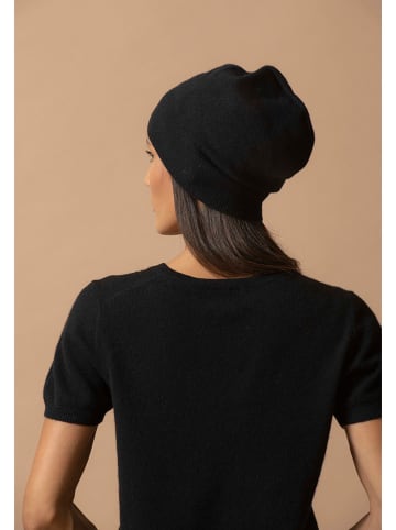 Perfect Cashmere Kaschmir-Mütze "Popi" in Schwarz