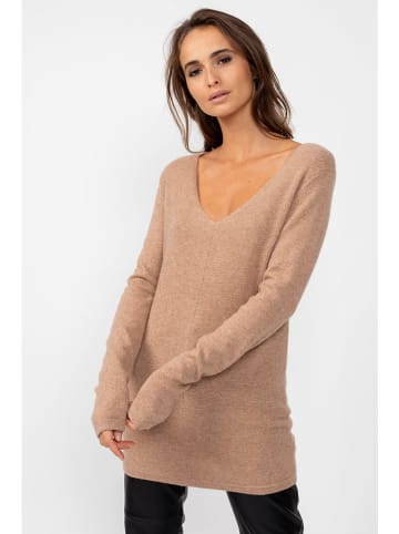 Perfect Cashmere Pullover "Garmouth" in Hellbraun