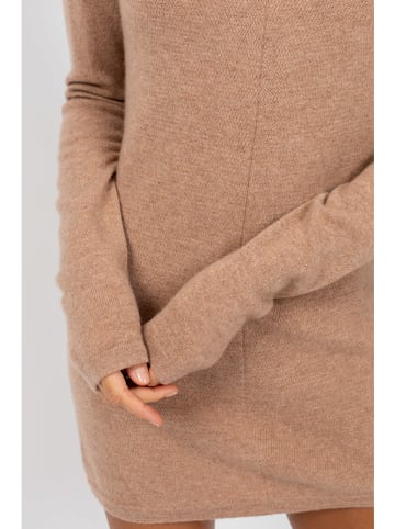 Perfect Cashmere Sweter "Garmouth" w kolorze jasnobrązowym