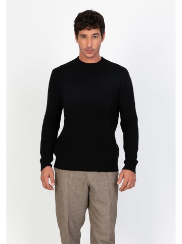 Perfect Cashmere Kasjmieren trui "Aidan" zwart