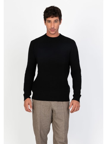 Perfect Cashmere Kaszmirowy sweter "Aidan" w kolorze czarnym